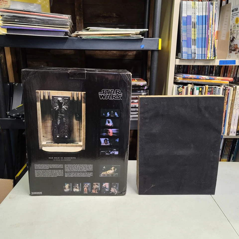 Star Wars Sideshow escala 1/6 Han Solo en carbonita entorno 1:6 LE #327/2000 Foto 2 de 4