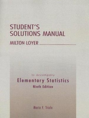 Student's Solution Manual to Accompany Elementary Statistics Perf