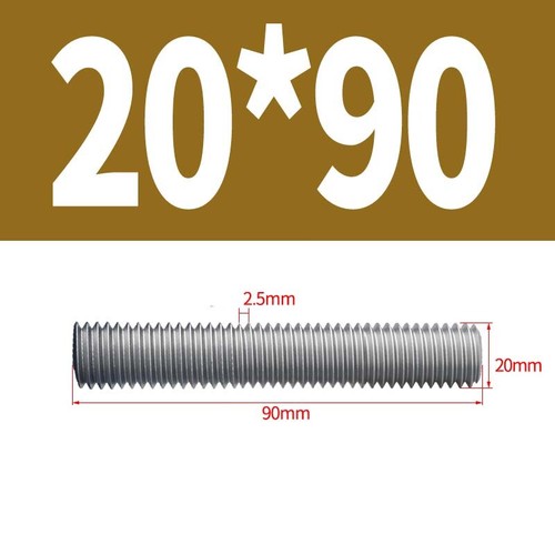 A2 Stainless Steel Threaded Rod Full Thread Studding Bar M10 M12 M14 M16 M18 M20 - Picture 124 of 133