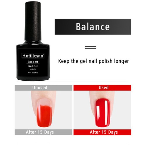 Reflective Glitter Gel Nail Varnish Anfillesan UV LED Base Coat Gel Sparkle UK - Picture 24 of 48