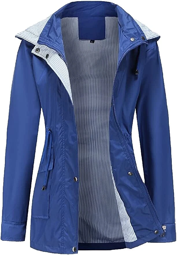 Rompevientos sólido Casual abrigos, chaquetas y chalecos para Mujeres