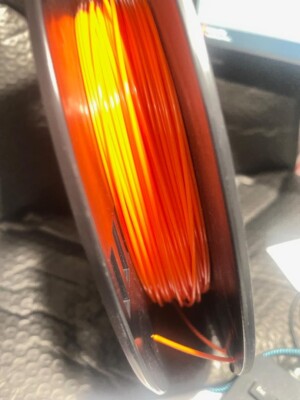 USED MakerBot Filament Large Spool MP05777 1.75mm 1.9lb True Orange(D3)