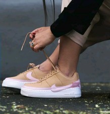nike air force 1 beige pink