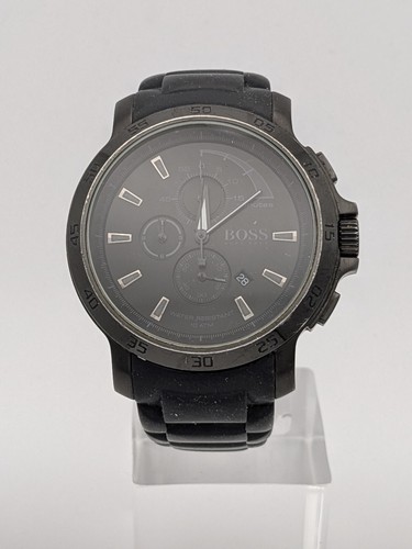 Hugo Boss Black Ion Plated Chronograph HB.76.1.34.2161. Box, Booklet & Stamp. - Picture 5 of 13