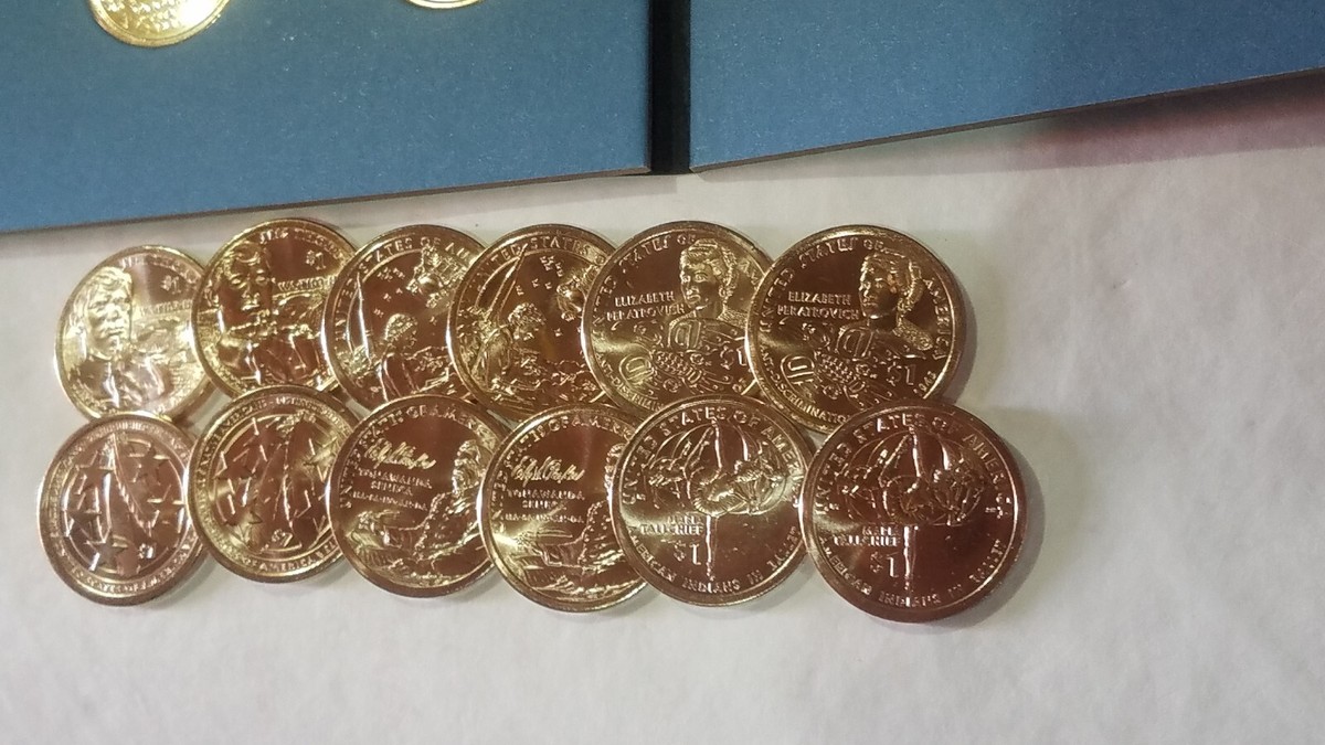 48 Coin Folder Collection UNC! 2000-2023 P&D Sacagawea Native