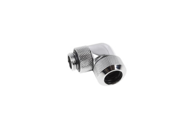 Alphacool Eiszapfen 13mm HardTube Anschraubtülle 90° drehbar G1/4 für Plexi- Mes
