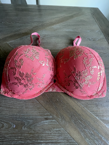 Victoria Secret Dream Angels Push-Up Pink/Gold Size 36 DDD - Picture 7 of 24