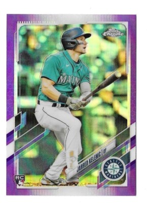 その他 2021 topps chrome update jarred kelenic 2021 Topps Chrome Update Jarred Kelenic Purple Refractor RC #20