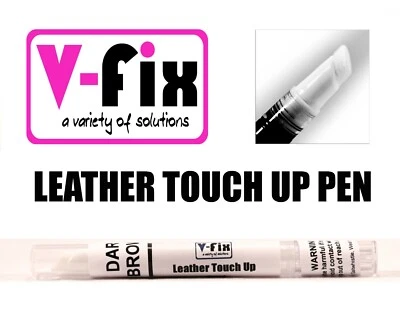 Leather Touch Up Repair Pen - VARIOUS COLOURS 3ml Custom Paint Dye Sofa Car