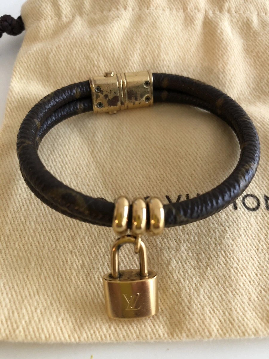 Louis Vuitton MONOGRAM Keep it twice monogram bracelet (M6640E)