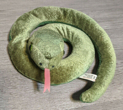 K&M 2001 Small Green Plush Snake, Stuffed Animal Toy Pet Reptile | eBay