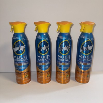 4 Pack Pledge Multi Surface Antibacterial Cleaner - 9.7oz