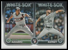 2024 Topps Update Lane Ramsey / Edgar Navarro RCOM, RC Chicago White Sox