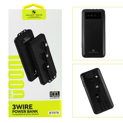 10000 mAh Power Bank Portable Battery Charger iPhone 12 Samsung S21