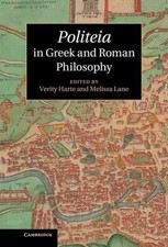 Politeia in Greek and Roman Philosophy, Hardc...