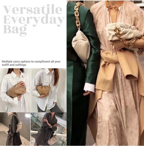 NEW Women Shell Handbag Shoulder Crossbody Bag Ladies PU Quilted Purse Tote Gift - 第 14/27 張圖片