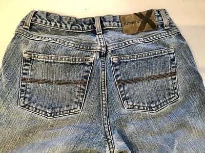 Vintage Y2K Express Jeans Low Rise Flare 3/4 Regular | eBay