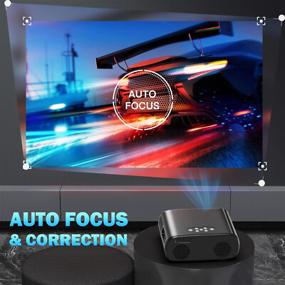Goiaey Auto Focus Projector w WiFi-6 and Bluetooth 5.2 20000L