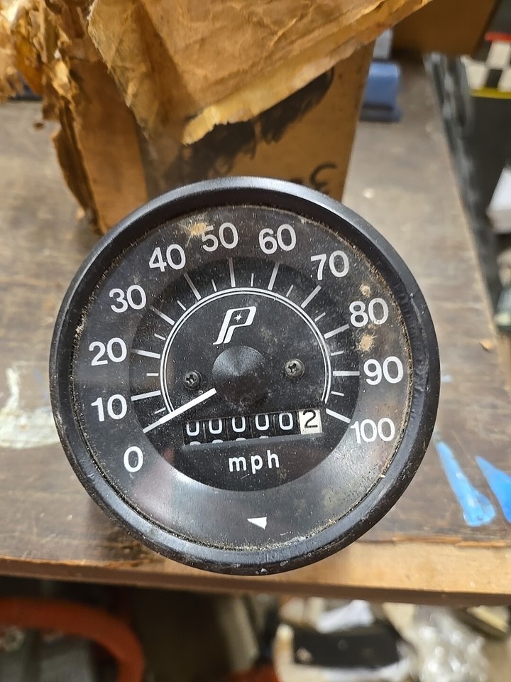 NOS Vintage 70s Polaris TX? Snowmobile Speedometer 100 mph Speed Gauge ...