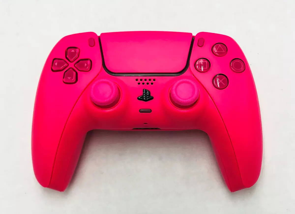 Custom Sony DualSense Wireless Controller PlayStation 5 PS5 - Solid Pink