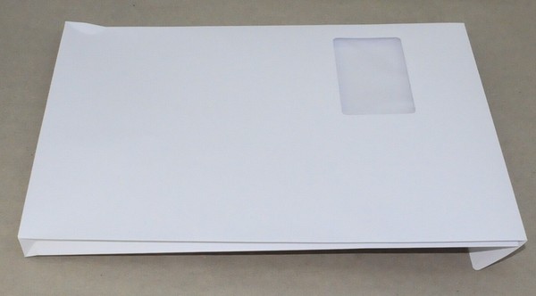 Mailmedia Versandtaschen 2Cm-Falte C4 Mit Fenster Weiß - 100 StüCk-image