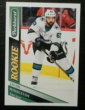 2019-20 19/20 Parkhurst ROOKIE #306 Jacob Middleton San Jose Sharks