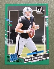 2023 Donruss Aidan O'Connell Rated Rookie  Oconnell  Green Press Proof 360