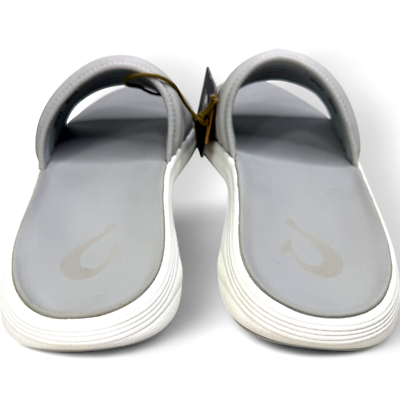OluKai Komo Slide Sandals Mist Grey Men