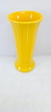 VASE daffodil yellow HOMER LAUGHLIN FIESTA 8 ...