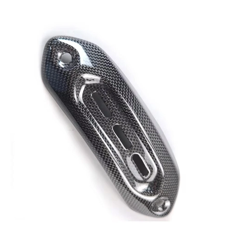 For Ducati Hypermotard 950/821 2018-2023 Carbon Fiber Motorcycle Exhaust protect — 第 3/4 张图片
