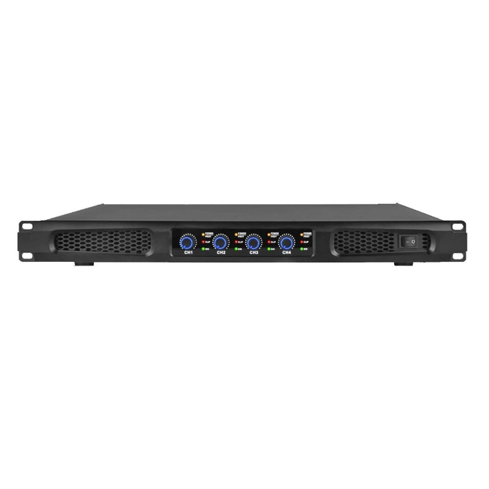 High-Tech 5200W 4-Channel Class D Digital Power Amplifier 5200 Watts PEAK Output - Image 3 of 4