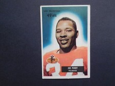 JOE PERRY SAN FRANCISCO 49'ERS & HOF 1955 BOWMAN CARD #44