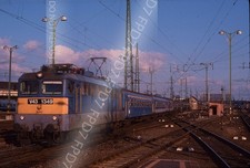 ORIGINAL SLIDE Hungary MAV Electric V43-1349 Action;Budapset-Keleti;October 1996
