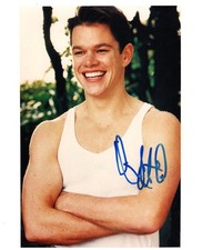 Matt Damon Signed Autographed 8x10 Photo