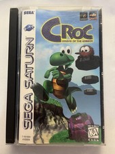 Croc: Legend of the Gobbos Sega Saturn Complete W/ Manual CIB TESTED WORKING