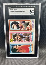 1980 Topps Austin Carr Kareem Abdul-Jabbar Calvin Natt SGC 6