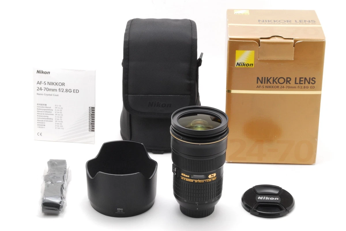 Nikon NIKKOR f/2.8 Camera Lenses 24-70mm Focal for sale | eBay