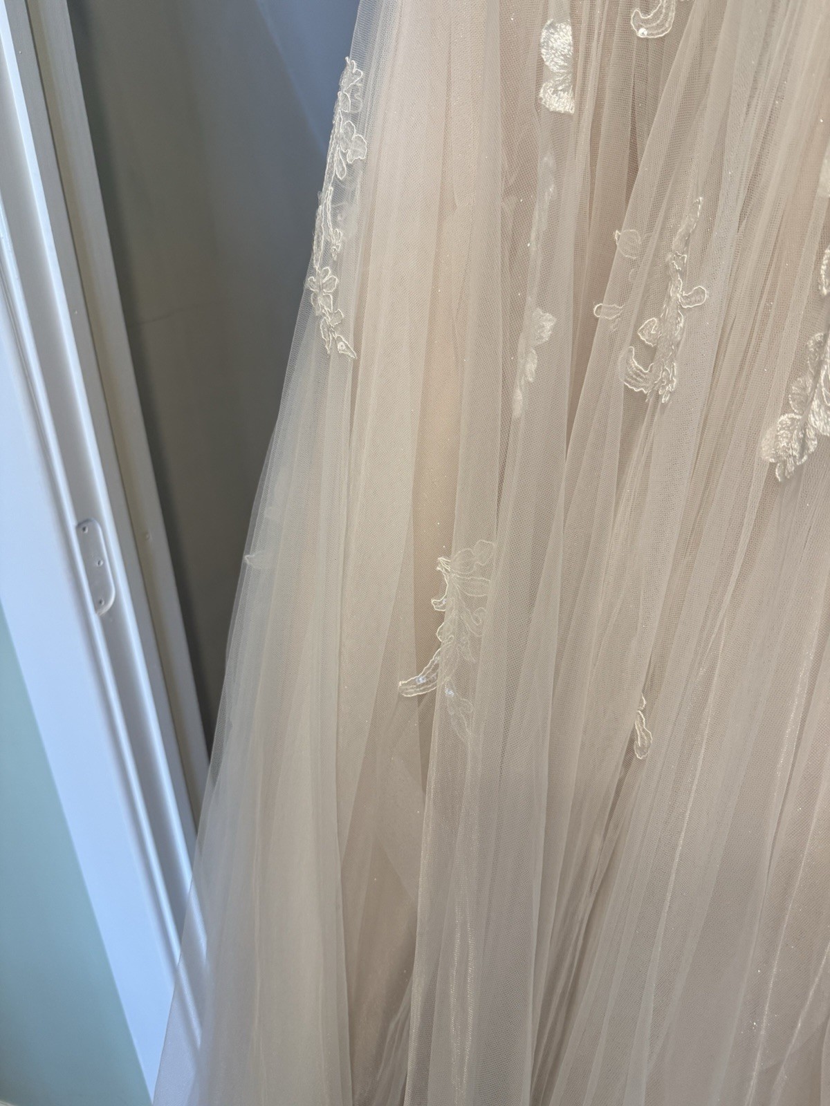 GORGEOUS STELLA YORK 6886 WEDDING DRESS IVORY LACE & TULLE A-LINE SIZE 10 NWT image 3