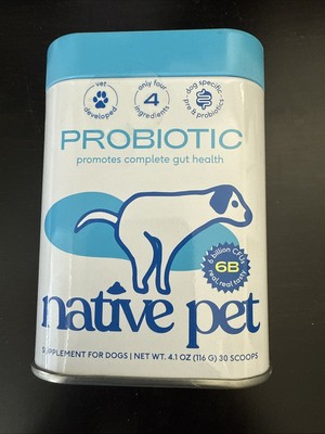Native Pet Probiotic for Dogs - Vet Created Probiotic Powder for Dogs Digestive 
