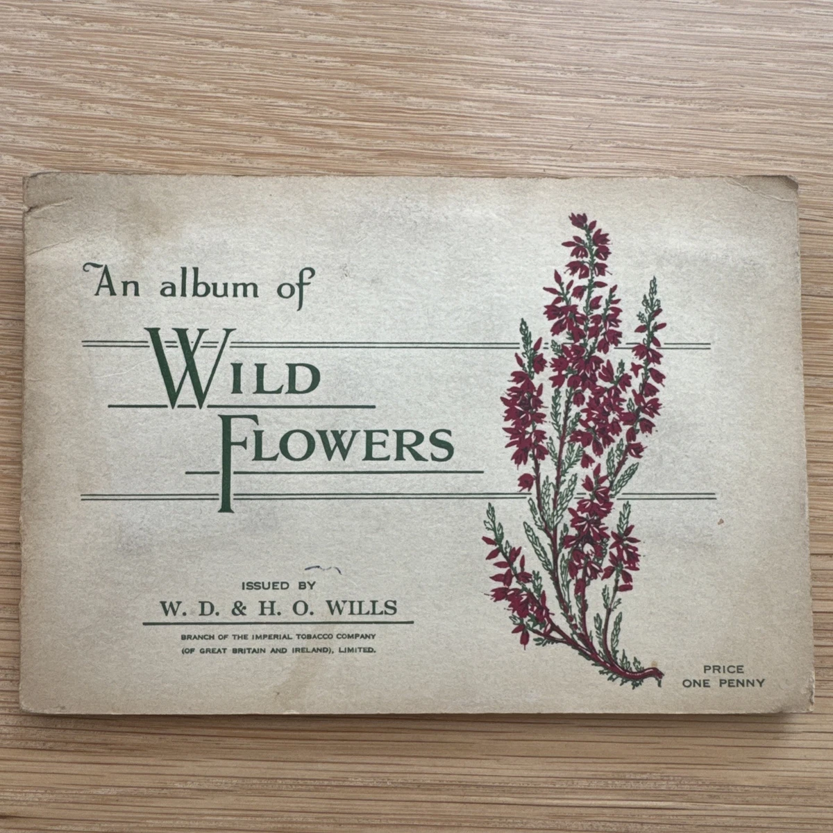 Cigarette Cards Wild Flowers in Collectable Will's Cigarette Cards  (1918-1939) for sale