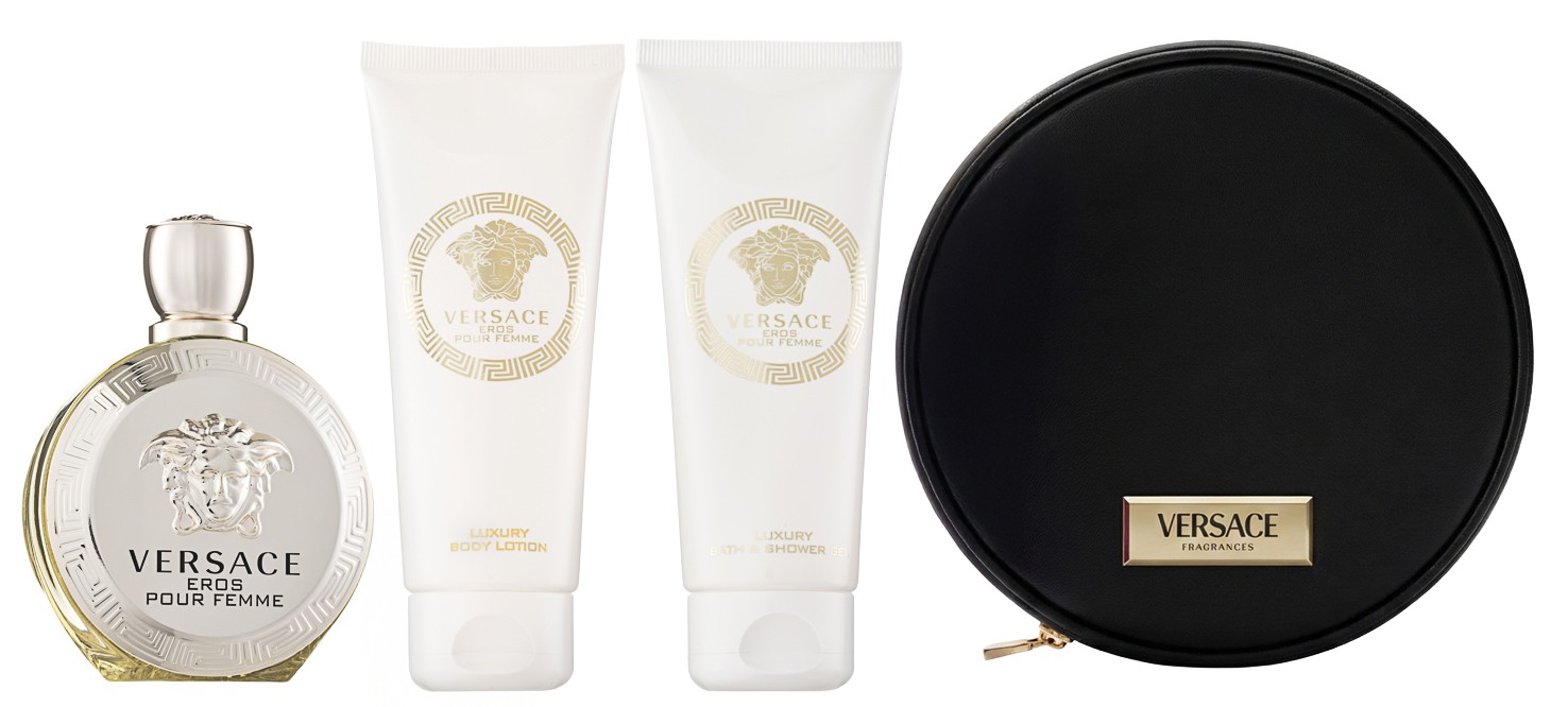 Versace Eros PF EDP 100 100 BL 100 Duschgel Tasche OVP NEU 15990₽