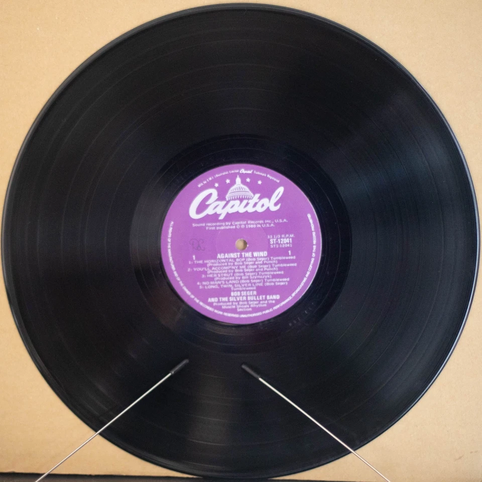 BOB SEGER - AGAINST THE WIND - Vinyl LP - Capitol - 1980 - VG FREE POSTAGE 3155 - Image 2 of 4