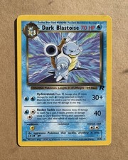  Dark Blastoise 20/82 Pokemon Card Non Holo Team Rocket Set WOTC - NM/LP