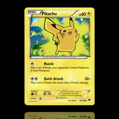 ▸ Pikachu | XY 2014 Movie Promo | Holo | 42/146 | MP | eBay