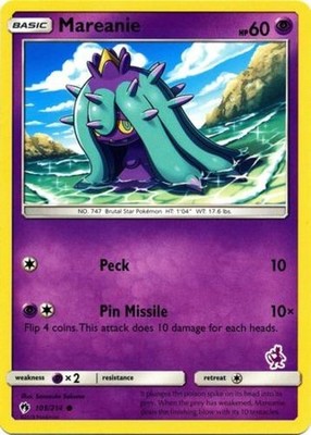 Mareanie - 105/214 - Common - Battle Academy: Mewtwo Deck - Lightly Played