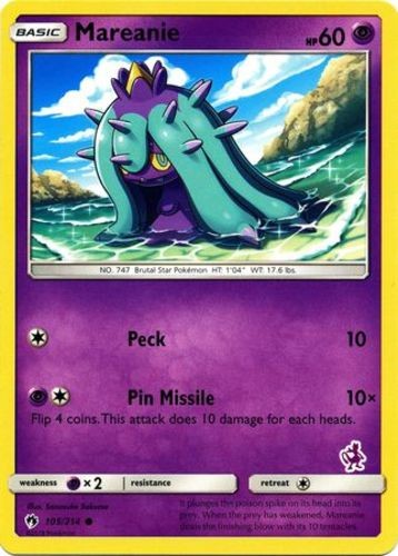 Mareanie - 105/214 - Common - Battle Academy: Mewtwo Deck - Lightly Played