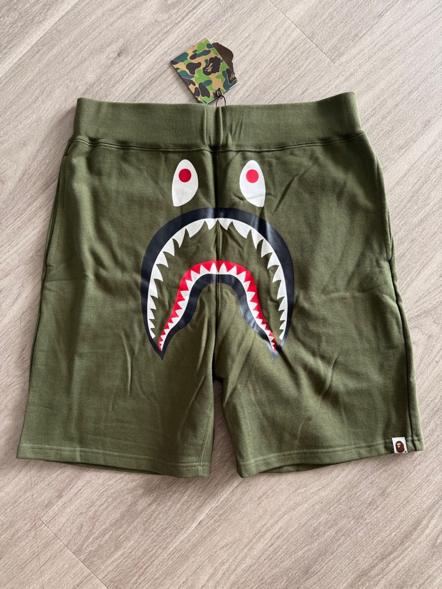 Bape Olive Shark Shorts | eBay