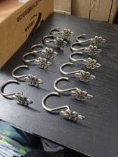 12 Bronze Shower Curtain Hooks