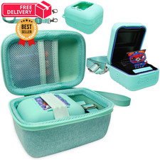 JCHPINE Hard Carrying Case and Silicone for Bitzee Original Pet, Teal