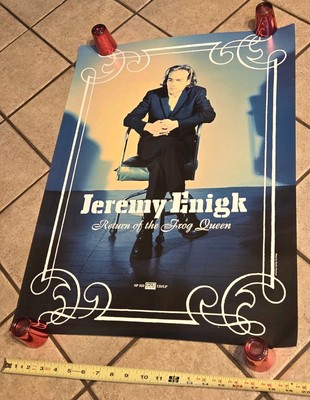 1996 Return of the Frog Queen Jeremy Enigk Sub Pop CD/RECORD STORE PROMO POSTER 
